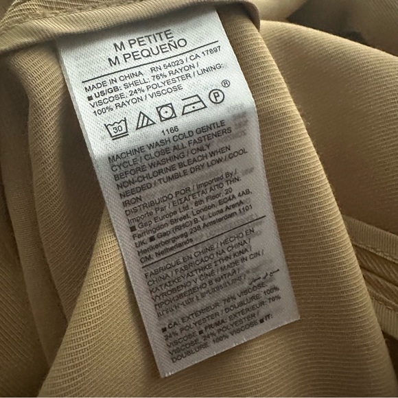 NWT BR Relaxed Unstructured Blazer - Desert Plain - Size Medium Petite - Picture 8 of 8